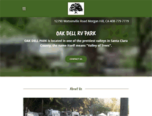 Tablet Screenshot of oakdellpark.com
